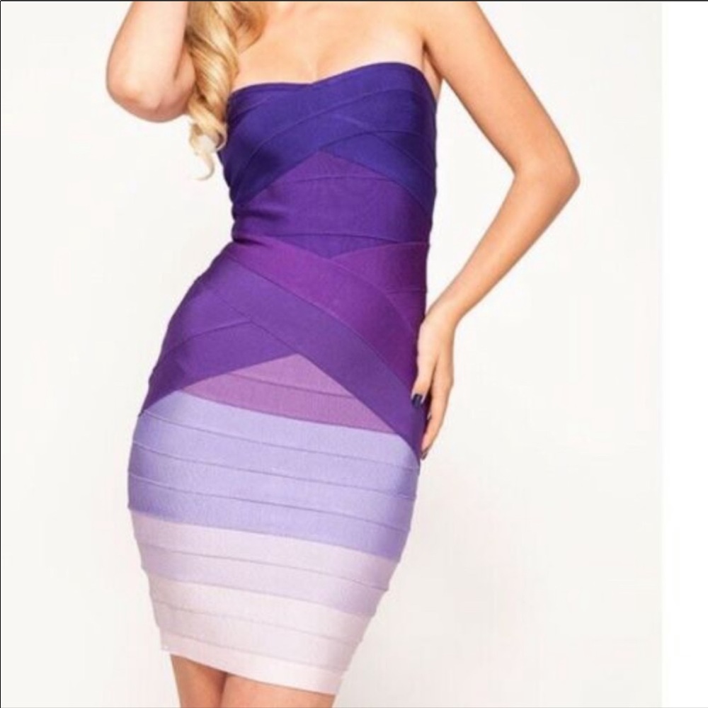 🆕 House Of CB Stacie Gradient Bandage Dress